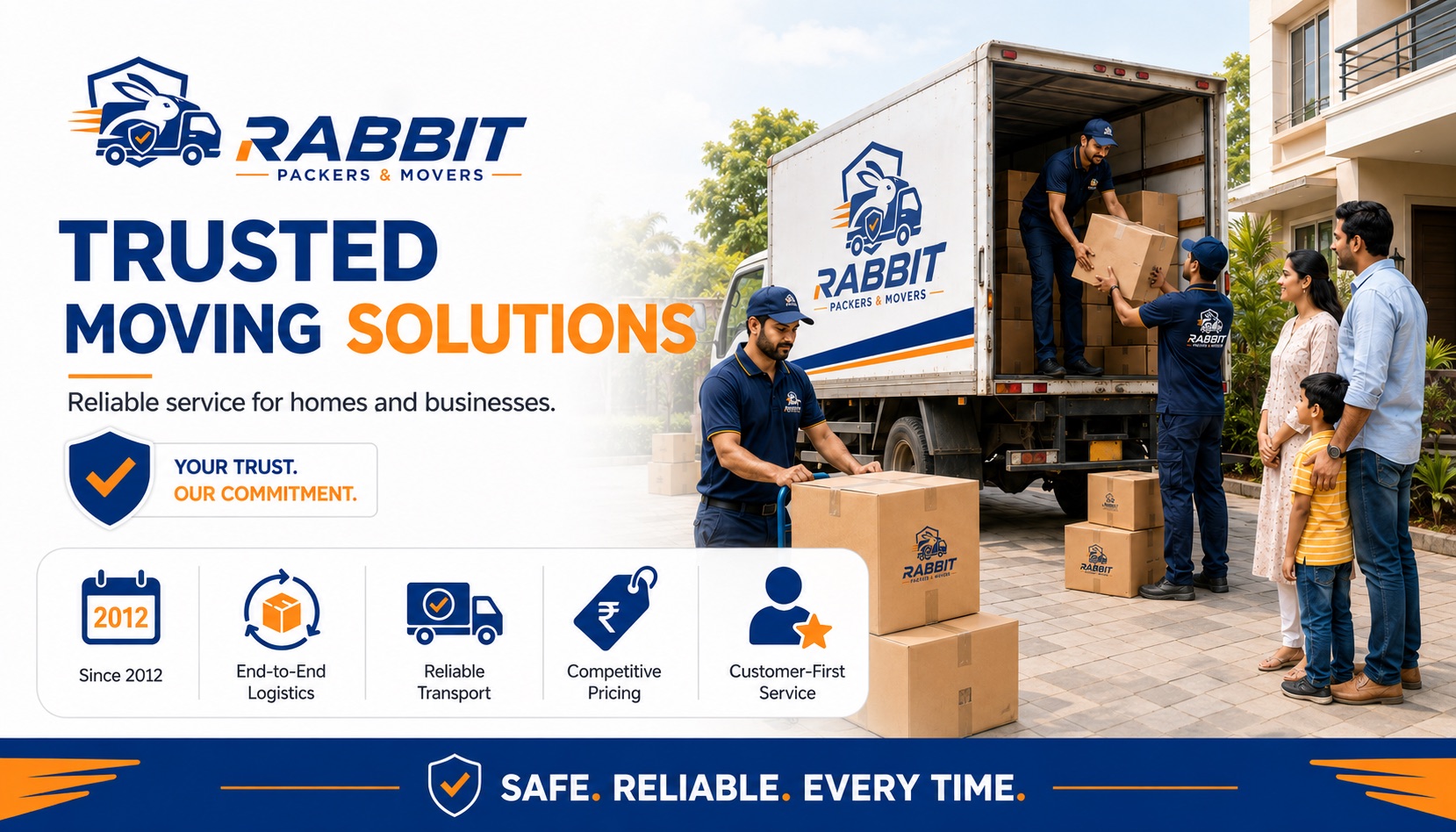 Rabbit Packers and Movers logistics expertise